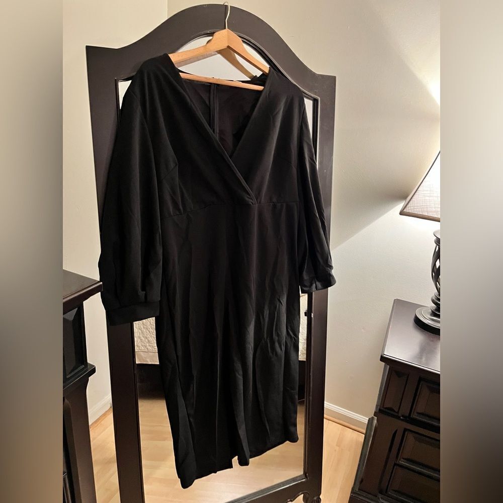 NWOT BLACK CAREER FORMAL DRESS PLUS SIZE XXL